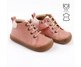 Semi-ghete barefoot MARBLE - Pink _ Tikki Shoes