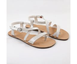 Barefoot sandals SELENE - White