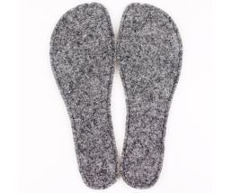 Felted wool insoles HARLEQUIN --Moon-Beetle