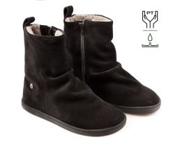 Barefoot boots VELVET - Black